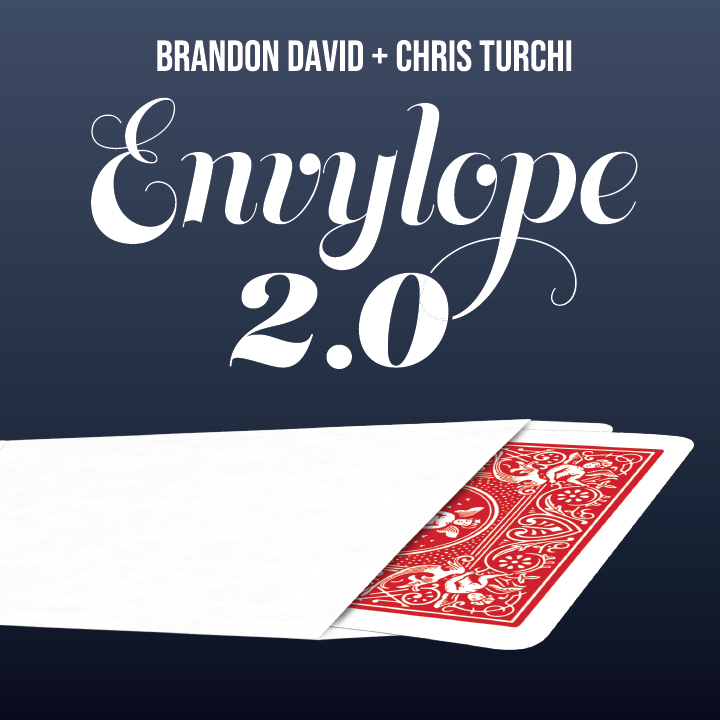 Envylope 2.0 by Brandon David & Chris Turchi ~Get the strongest reactions you've ever seen. A deck of cards and an envelope visually switch places, and inside the envelope is their signed card!