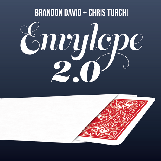 Envylope 2.0 by Brandon David & Chris Turchi ~Get the strongest reactions you've ever seen. A deck of cards and an envelope visually switch places, and inside the envelope is their signed card!