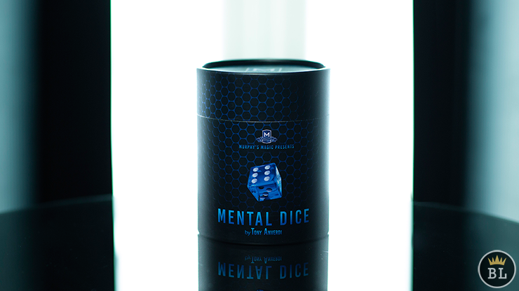 MENTAL DICE (With Online Instruction) by Tony Anverdi ~ The best dice technology we've ever seen. The numbers on 3 dice are sent to a hidden tiny screen in real-time. Limitless possibilities.