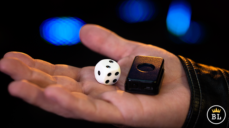 MENTAL DIE (With Online Instruction) by Tony Anverdi ~ Secretly know the roll of a die.  A James-Bond-caliber device, and the best dice reading ever for close-up.