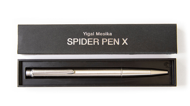 Spider Pen X (Gimmicks and online instructions) by Yigal Mesika ~ Levitate objects in new and exciting ways, even more reliably, built into an ordinary looking pen!