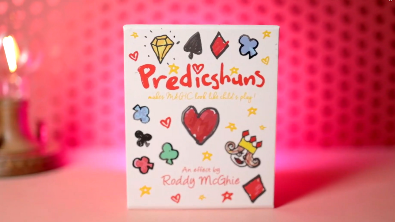 Predicshuns by Roddy McGhie ~ Predicshuns lets you use a child’s drawing to reveal a FREELY named card!