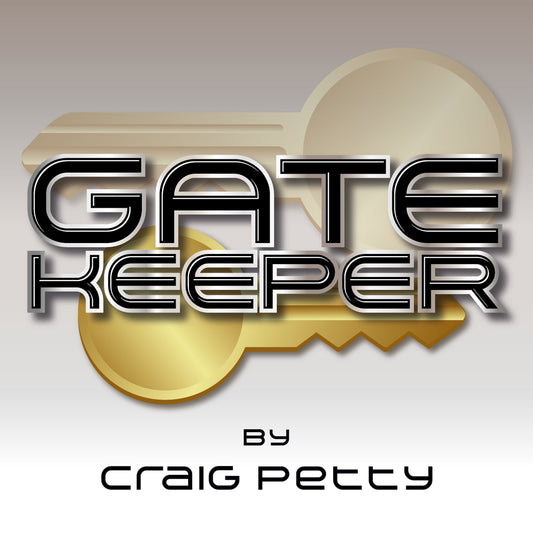 Gatekeeper by Craig Petty ~ The ultimate every-day-carry-bar-bet (EDCBB). Stretch the hole in a SOLID METAL KEY, and pass a LARGE coin through it.