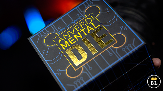 MENTAL DIE (With Online Instruction) by Tony Anverdi ~ Secretly know the roll of a die.  A James-Bond-caliber device, and the best dice reading ever for close-up.