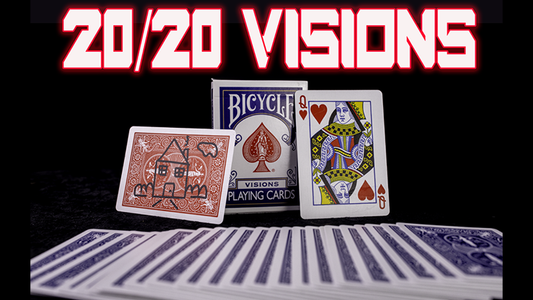 20/20 Visions (Gimmicks and Online Instructions) by Matthew Wright ~ an incredible double prediction effect that easily allows you to predict a freely thought of drawing and a chosen playing card.