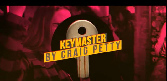 Keymaster by Craig Petty ~ The ultimate everyday carry.. it's an entire act that lives on your keychain! Move and vanish holes IN YOUR SPECTATORS hands and MUCH MUCH more.